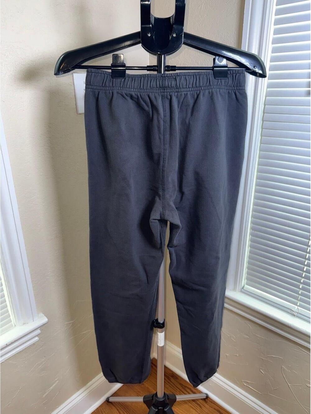 Buck Mason Women’s Charcoal Fleece Sweatpants Jogger Pants Size S - Picture 2 of 4